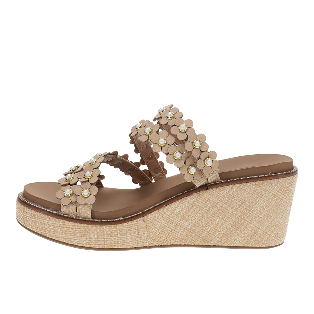 Lets Be Friends Wedge Sandals - Image 3