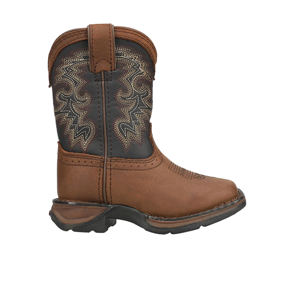Lil' Square Toe Pull On Cowboy Boots (Toddler)