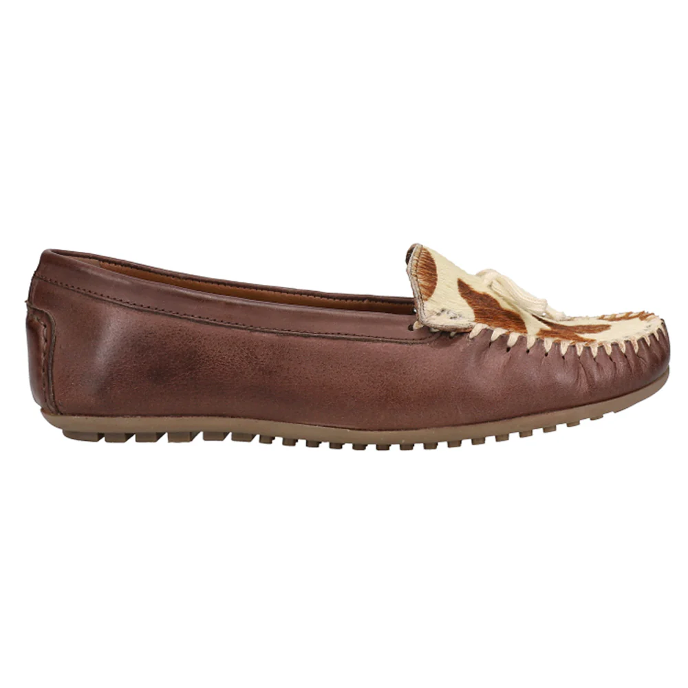Lilly Cow Print Moccasins