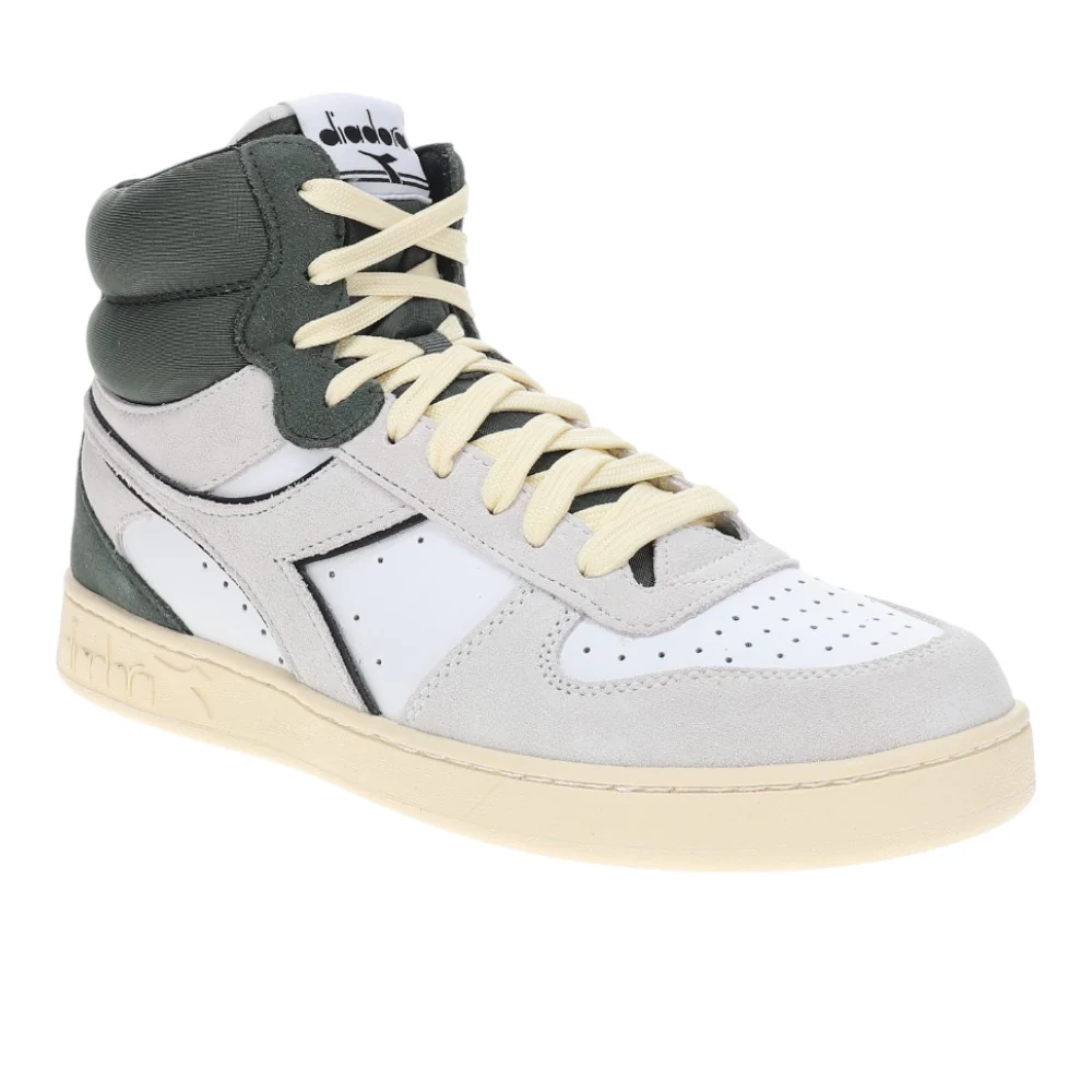 Magic Basket Mid Suede Lace Up Sneakers - Image 2