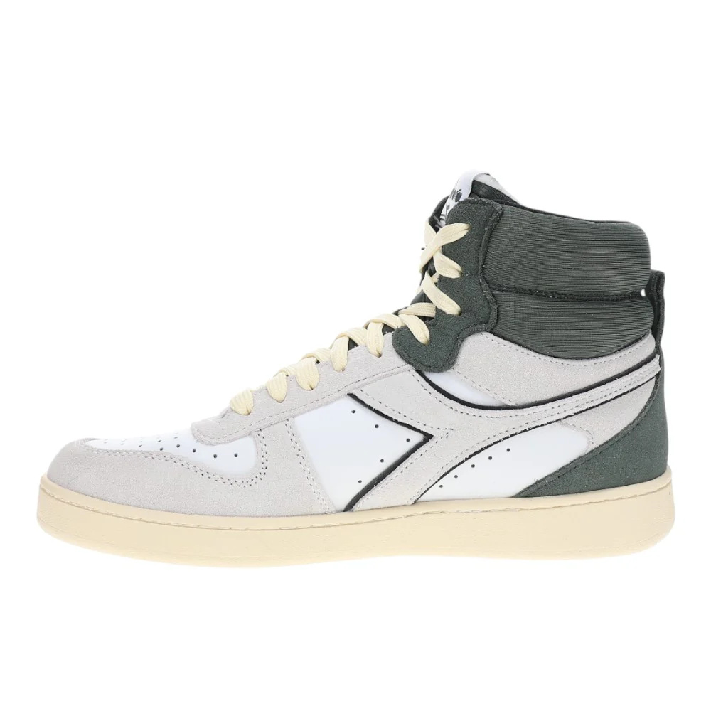 Magic Basket Mid Suede Lace Up Sneakers - Image 3