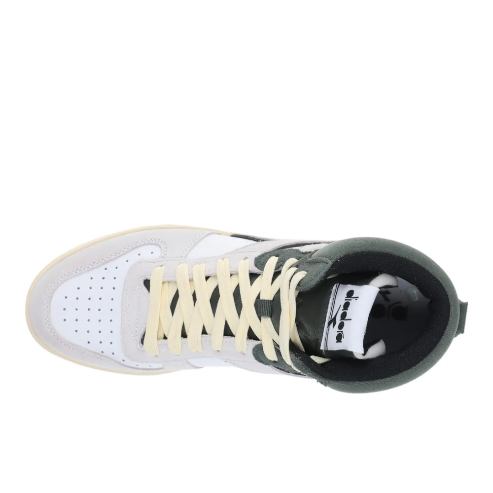 Magic Basket Mid Suede Lace Up Sneakers - Image 4