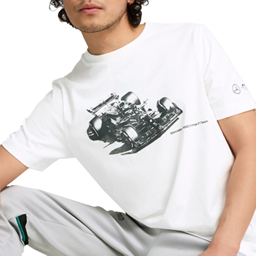 MAPF1 Essentials Car Graphic Crew Neck Short Sleeve T-Shirt - Image 5