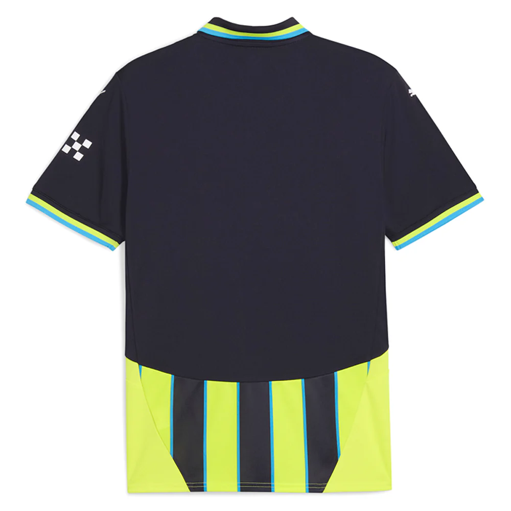 Manchester City F.C. Away Collared Short Sleeve Replica Jersey - Image 4