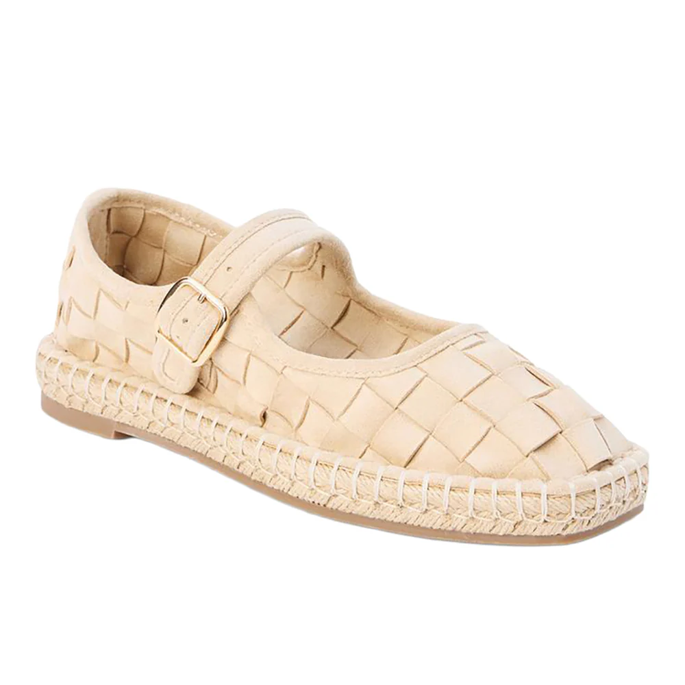 Meg Mary Jane Espadrille Flats - Image 2