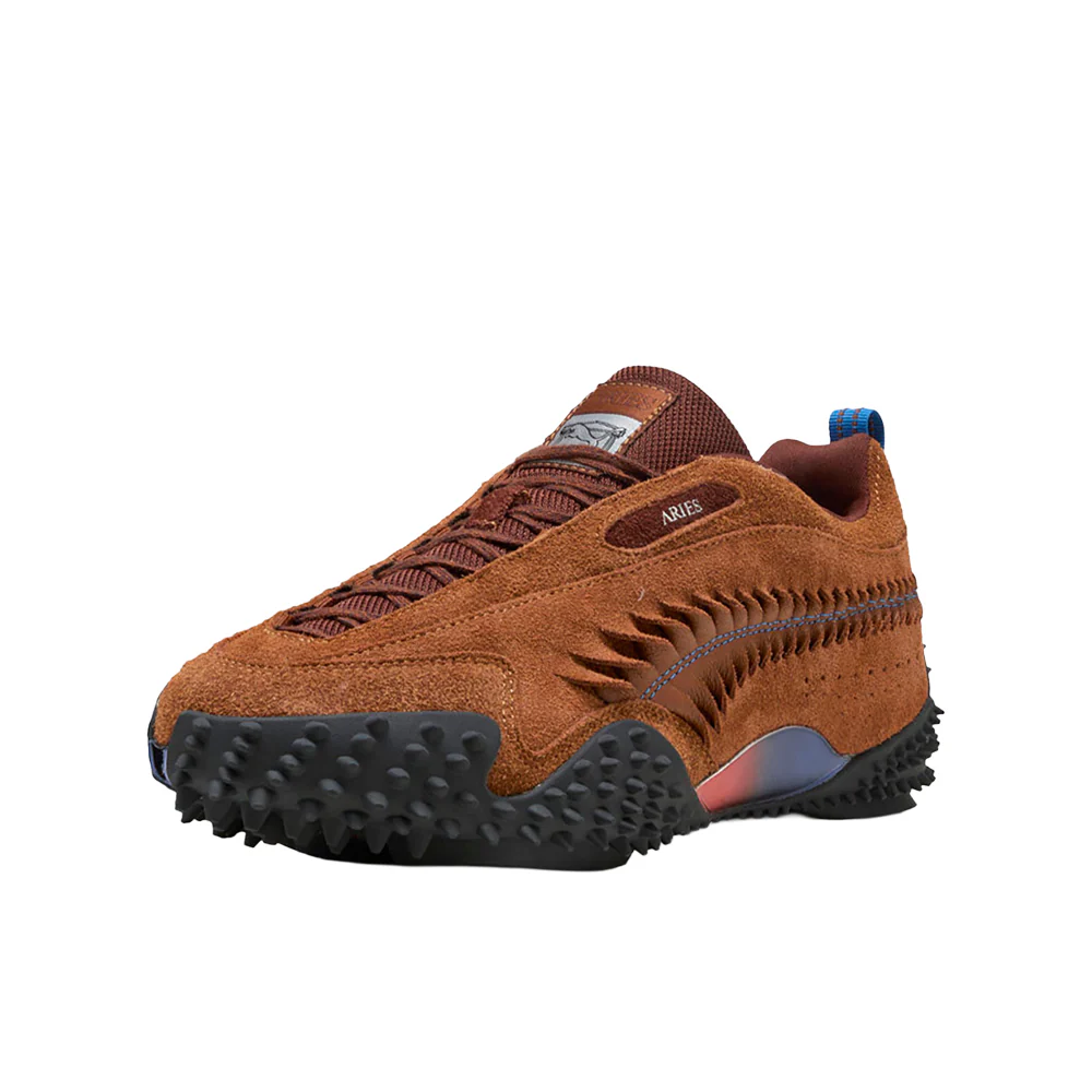 PUMA X ARIES Mostro Craft Lace Up Sneakers - Image 2