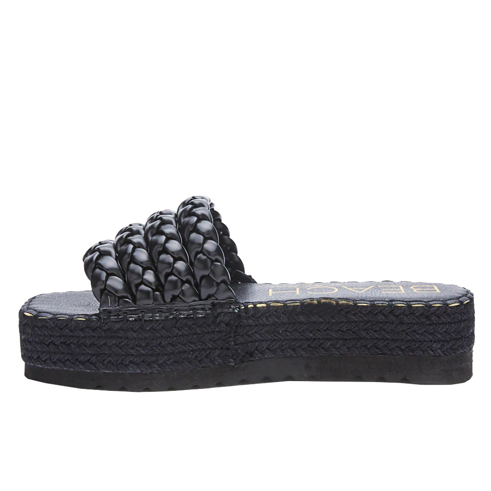 Pacific Braided Espadrille Platform Slide Sandals - Image 3