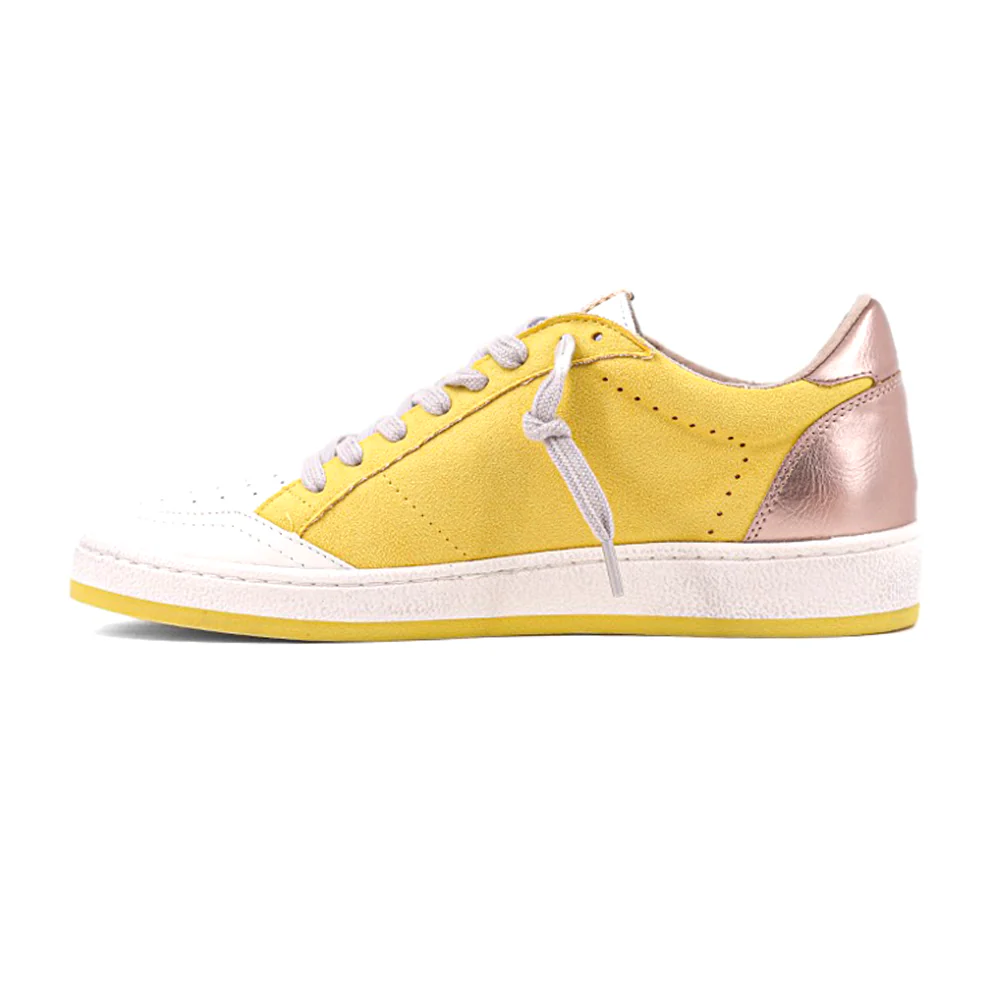 Paz Metallic Lace Up Sneakers - Image 3