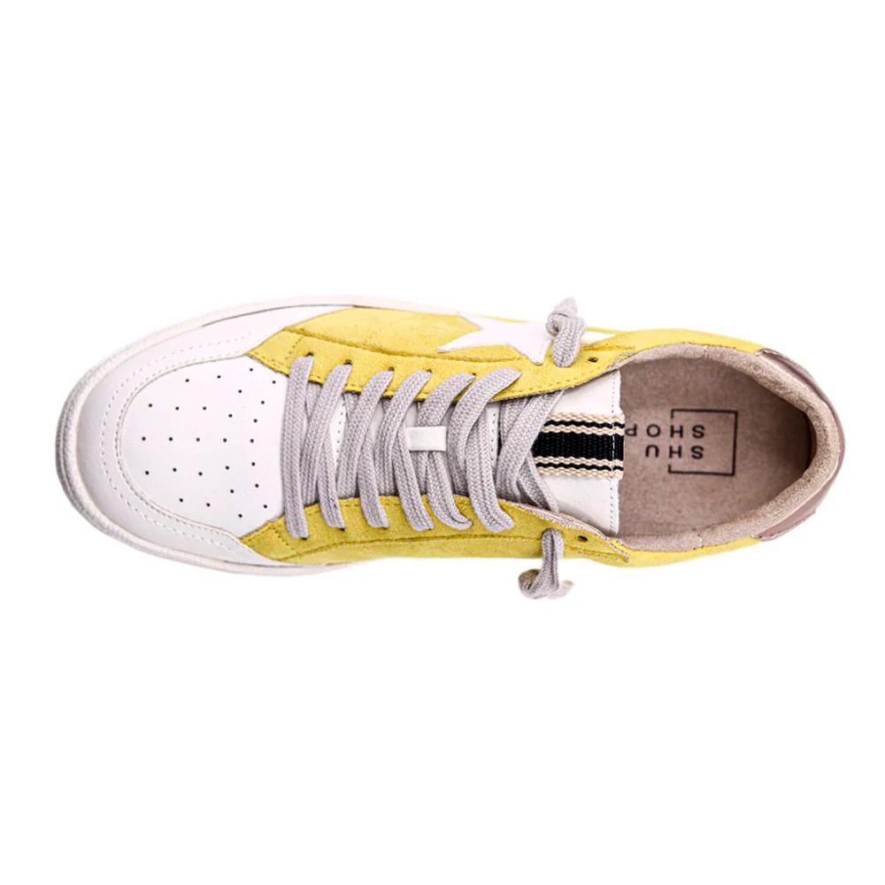 Paz Metallic Lace Up Sneakers - Image 4