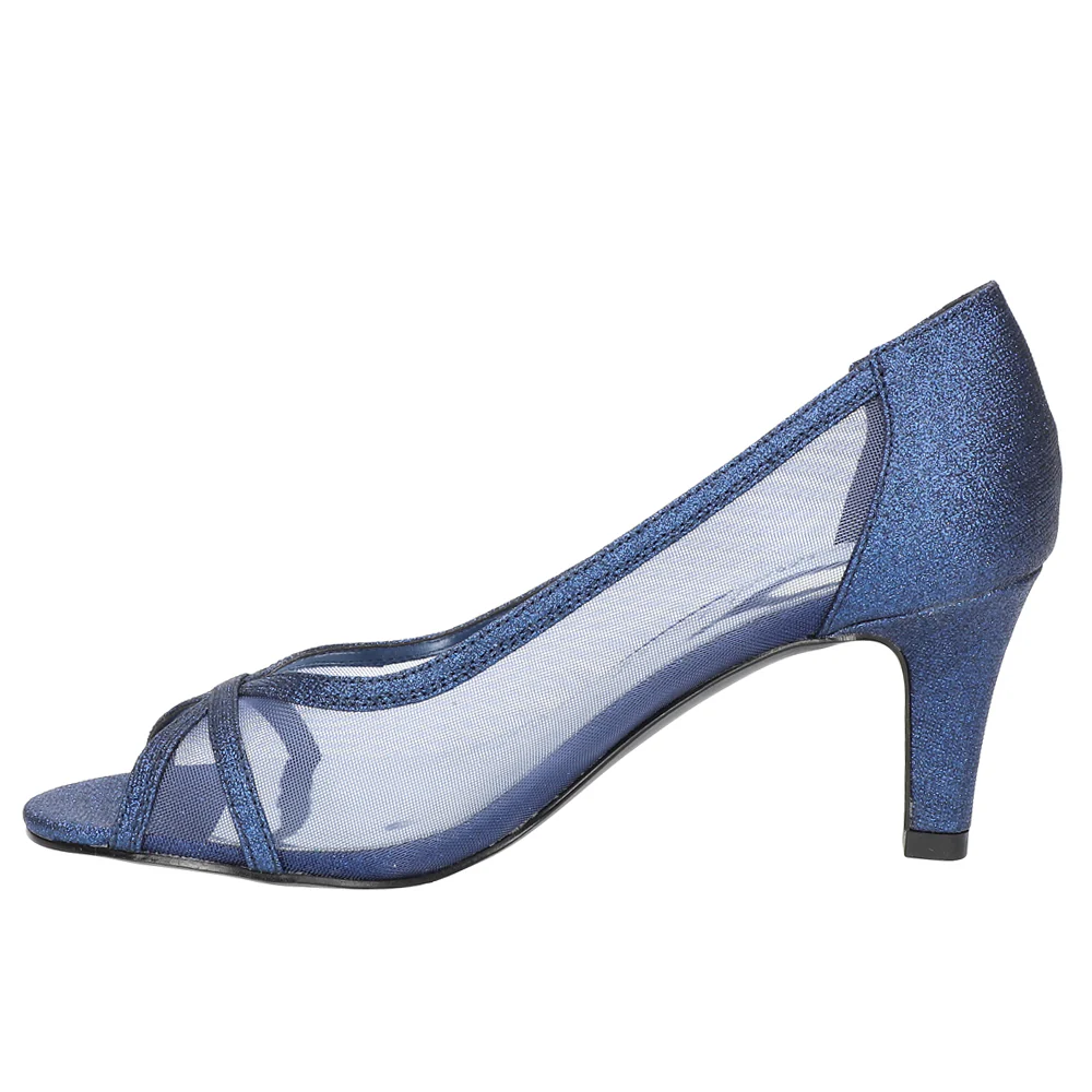 Picaboo Glitter Evening Peep Toe Pumps - Image 3