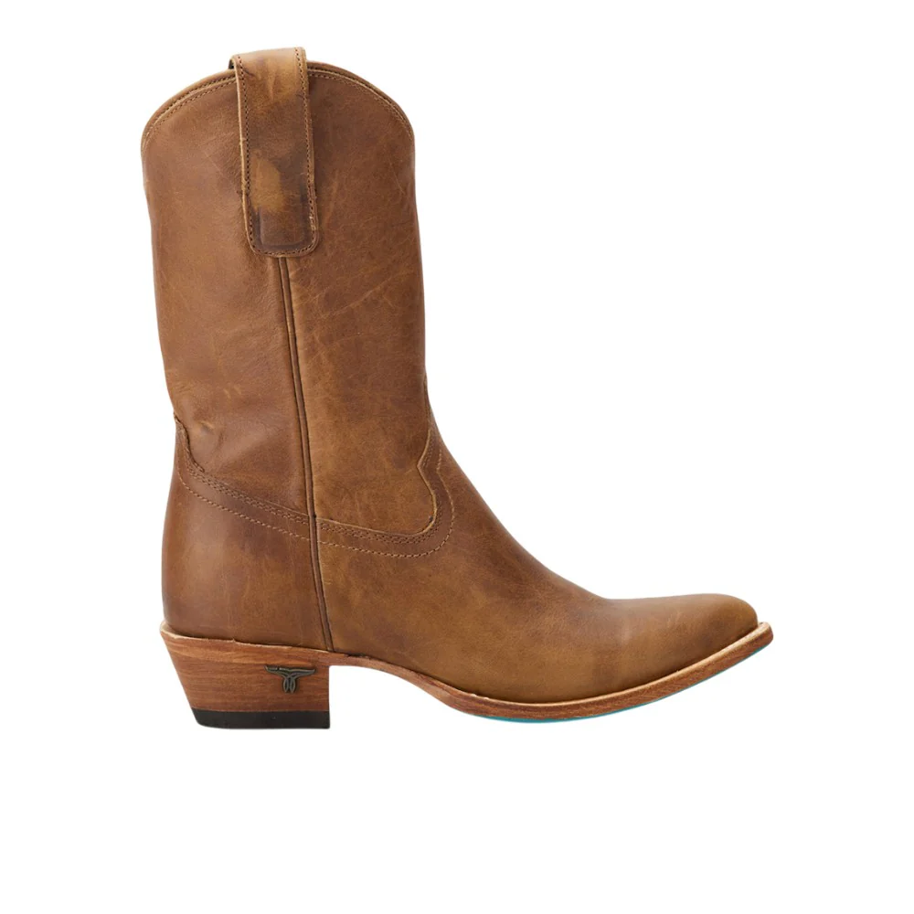 Plain Jane Round Toe Midi Zippered Cowboy Boot