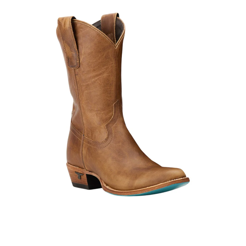 Plain Jane Round Toe Midi Zippered Cowboy Boot - Image 2