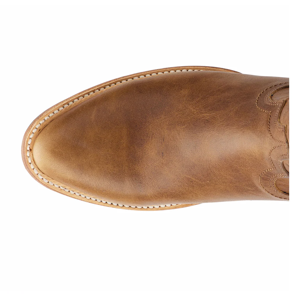 Plain Jane Round Toe Midi Zippered Cowboy Boot - Image 4