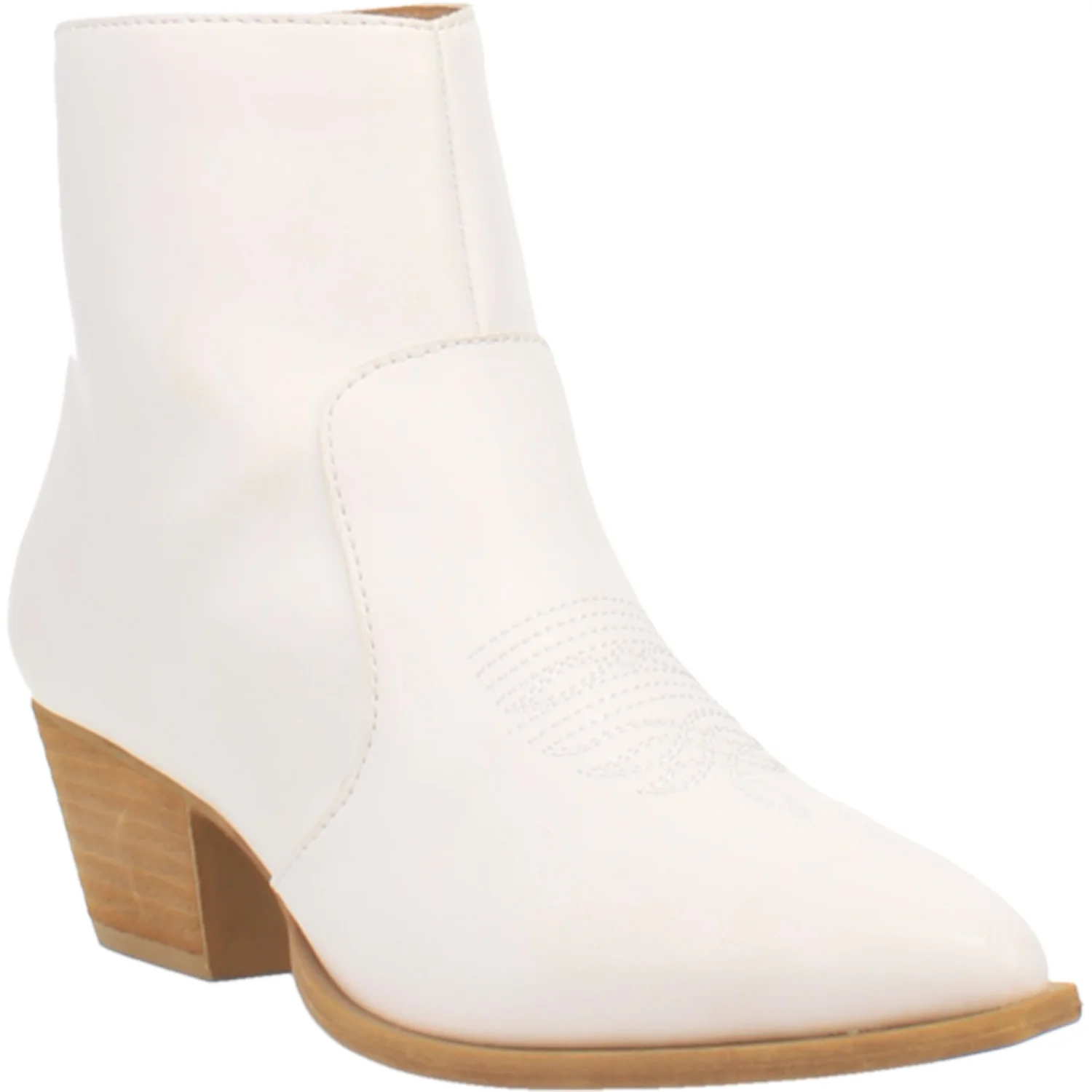 Post It Pointed Toe Cowboy Booties - Image 2
