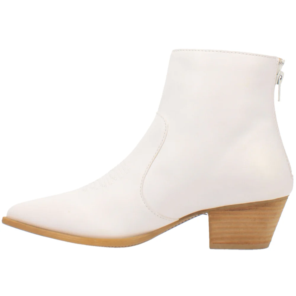 Post It Pointed Toe Cowboy Booties - Image 3