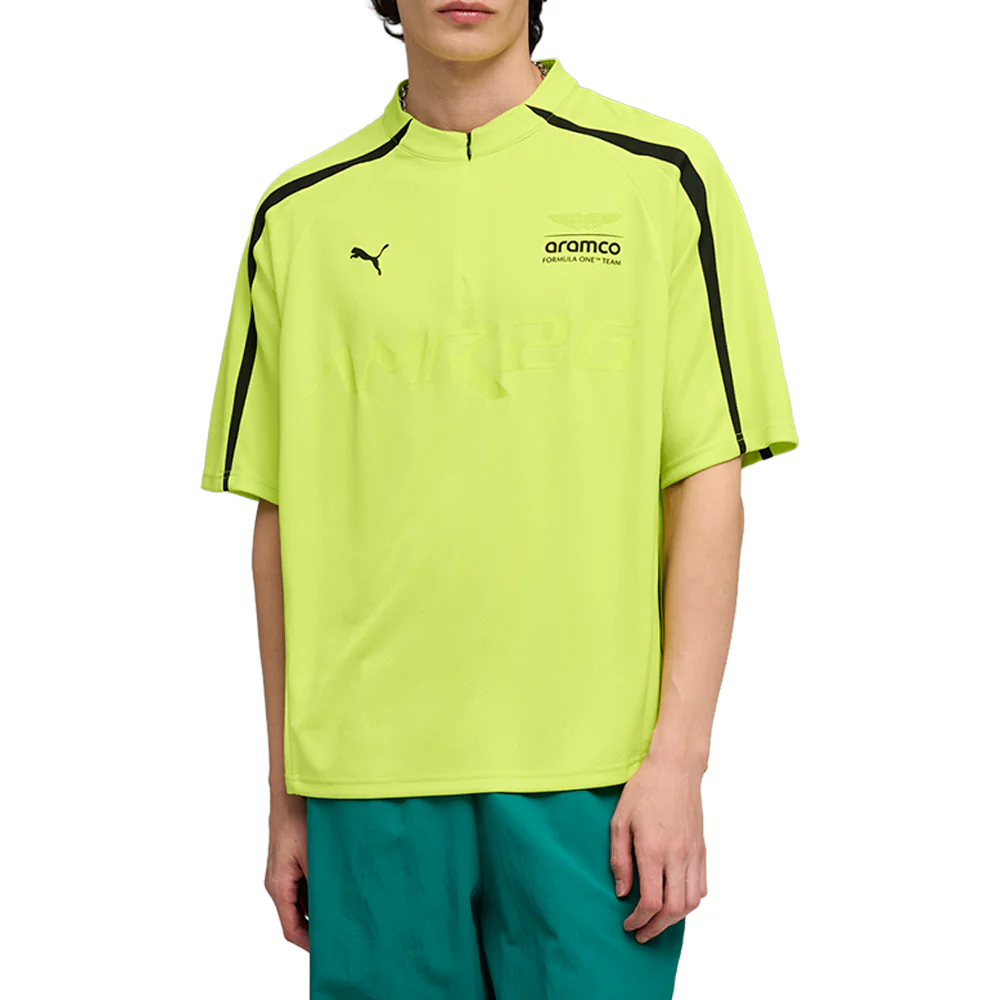 PUMA X ASTON MARTIN ARAMCO F1 Crew Neck Replica Jersey - Image 3
