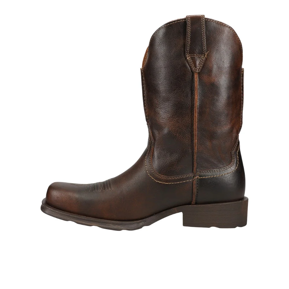 Rambler Square Toe Pull On Cowboy Boots - Image 3