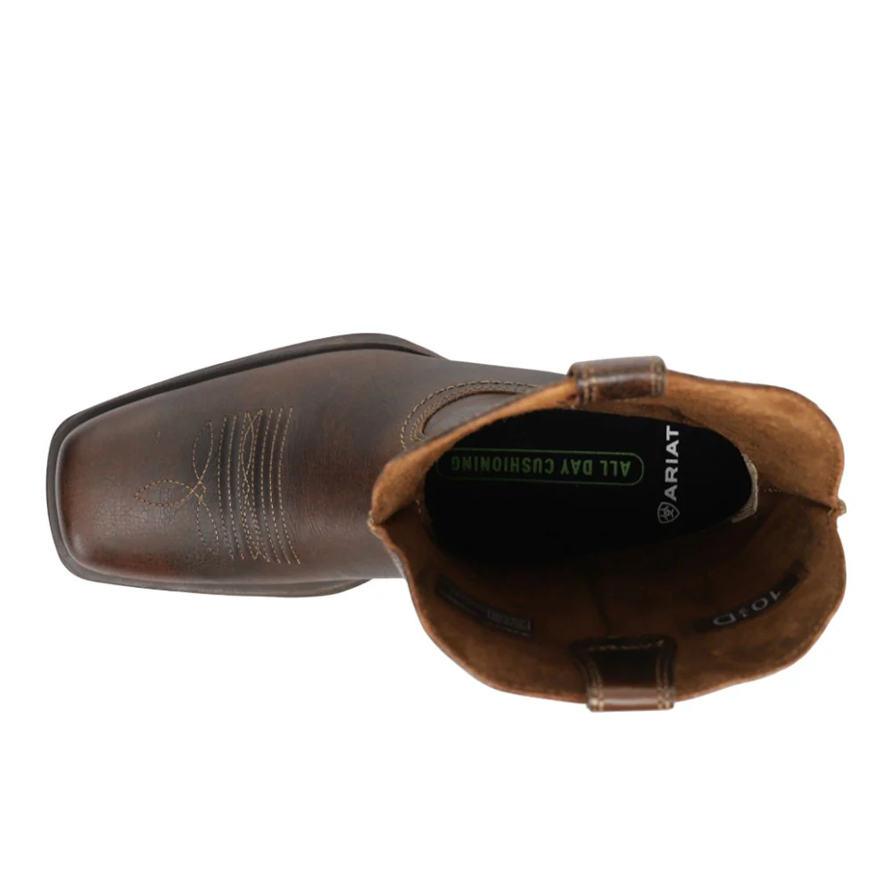 Rambler Square Toe Pull On Cowboy Boots - Image 4