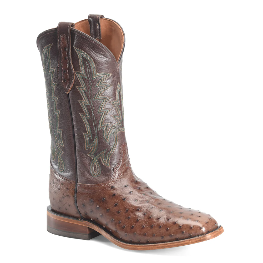 Rancher 12 Inch Full Quill Ostrich Square Toe Cowboy Boots - Image 2
