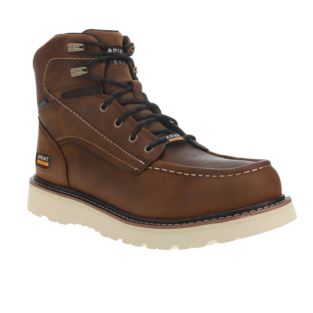 Rebar Wedge 6 Inch Moc Toe Waterproof Work Boots - Image 2