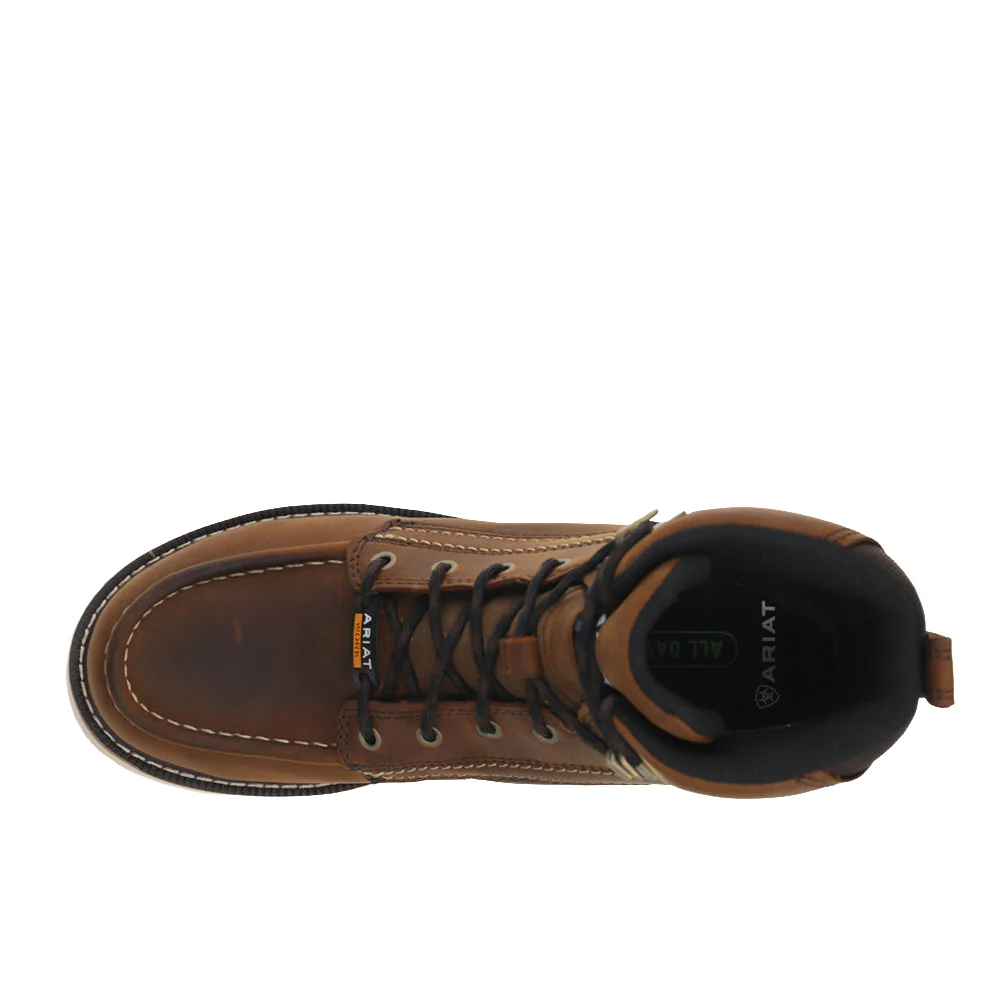 Rebar Wedge 6 Inch Moc Toe Waterproof Work Boots - Image 4