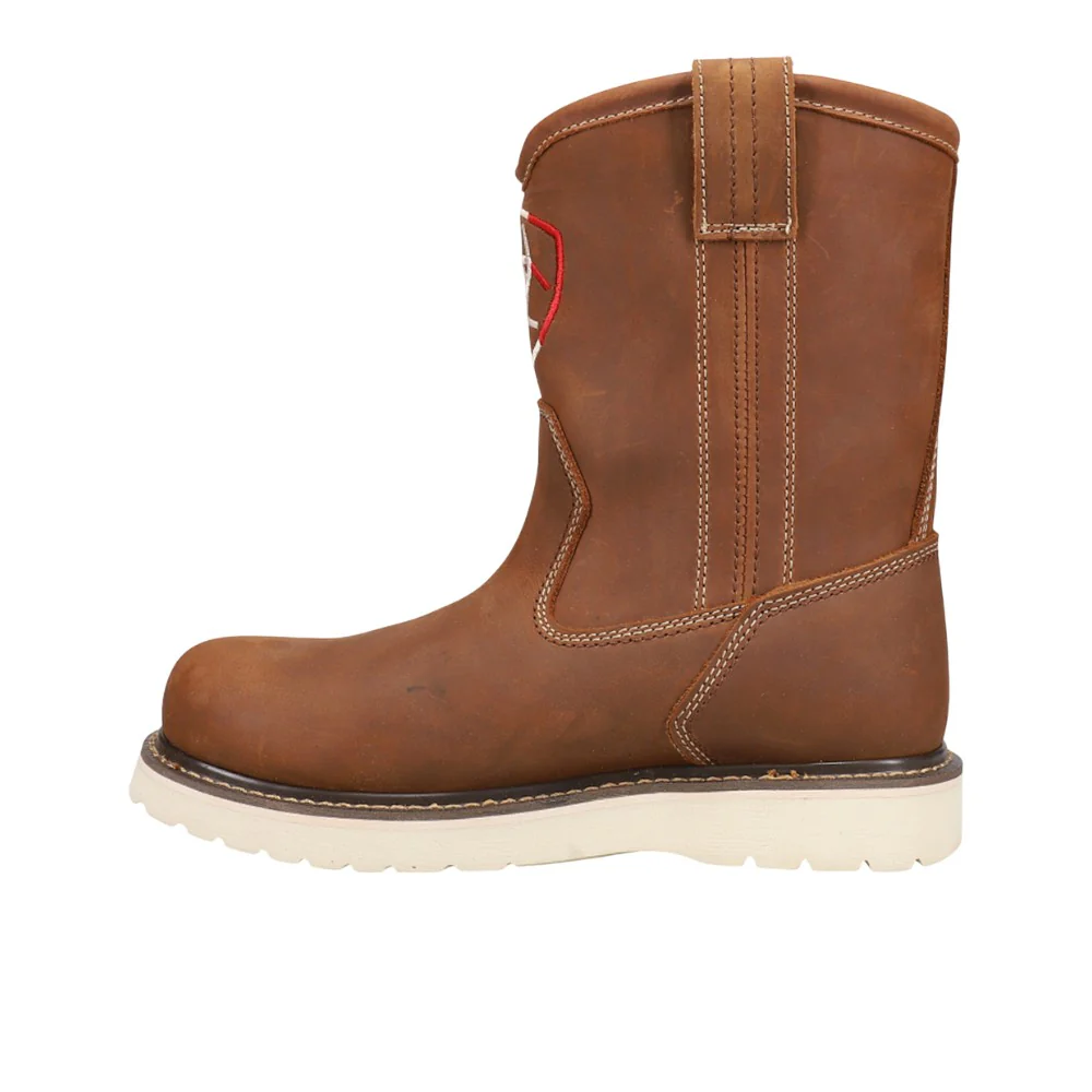 Rebar Wedge 10 Inch Waterproof Soft Toe Work Boots - Image 3