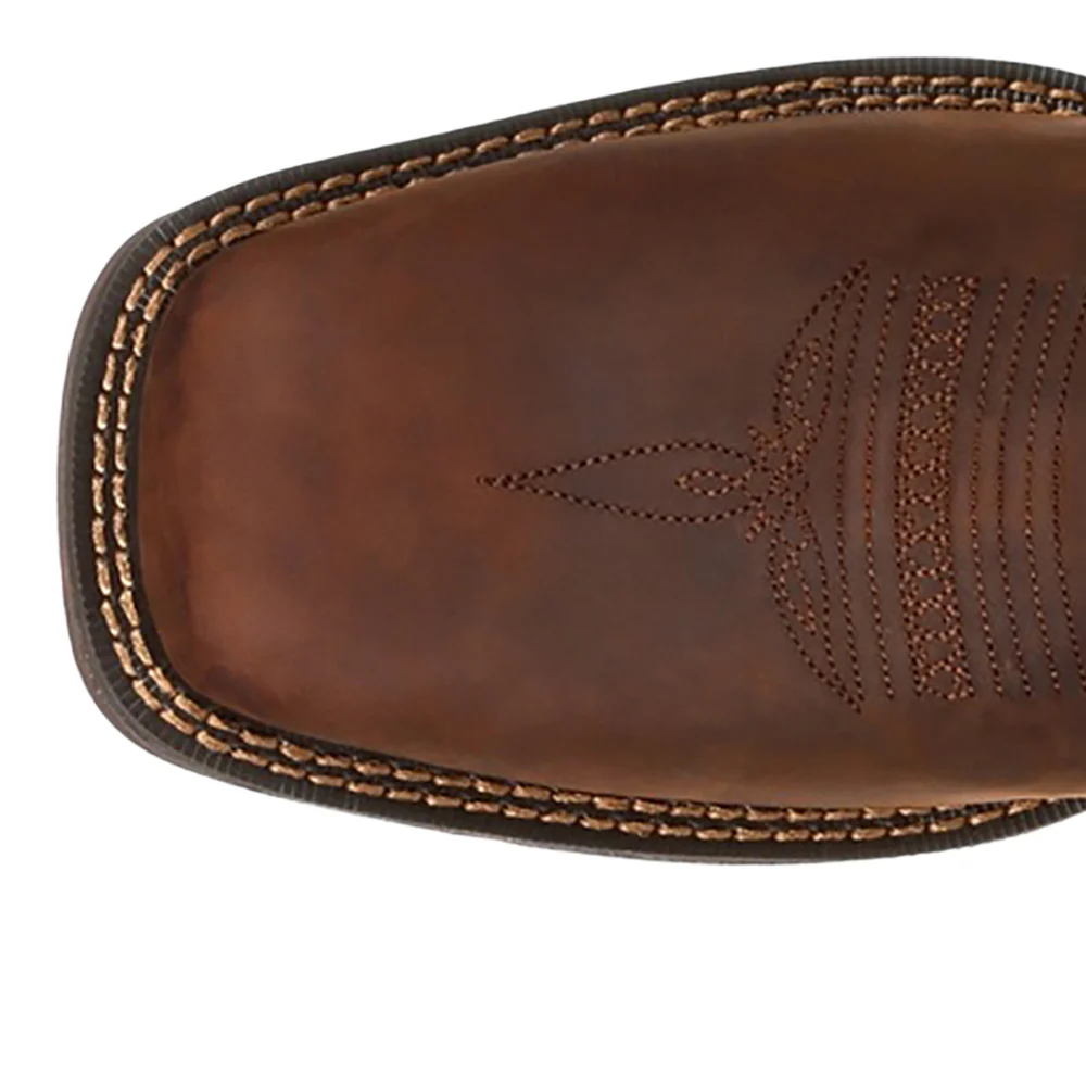 Rebel Patriotic Square Toe Pull On Cowboy Boots - Image 4
