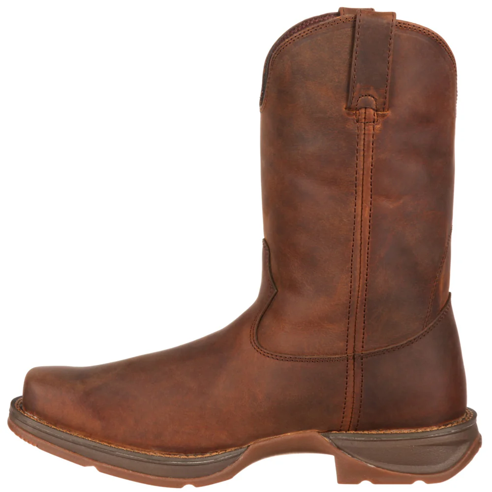Rebel Pull On 11 Inch Square Toe Cowboy Boots - Image 4