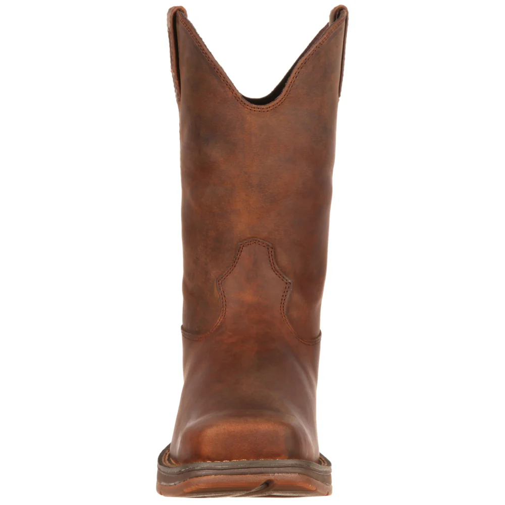 Rebel Pull On 11 Inch Square Toe Cowboy Boots - Image 5