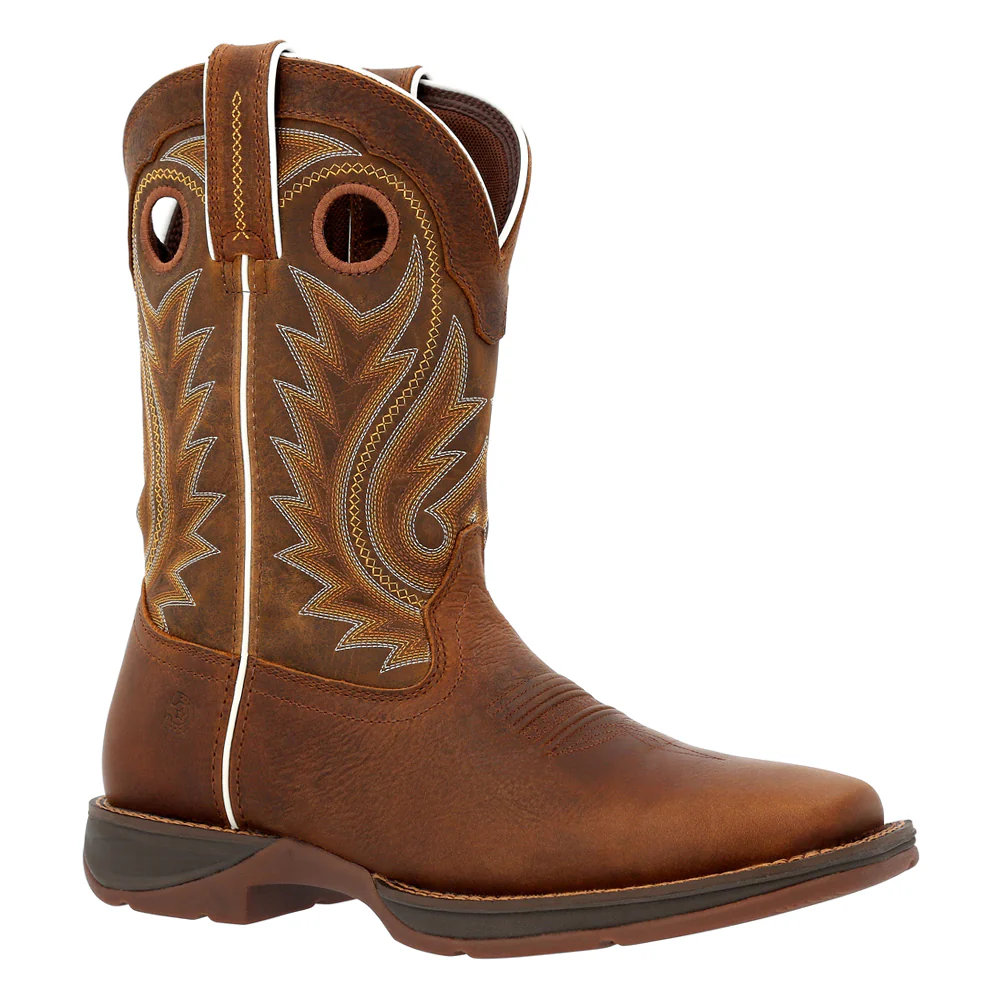 Rebel 11 Inch Square Toe Pull On Cowboy Boots - Image 2