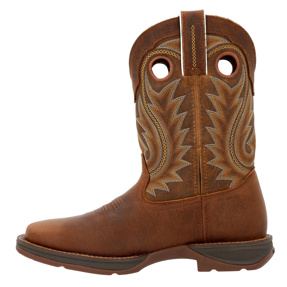 Rebel 11 Inch Square Toe Pull On Cowboy Boots - Image 3