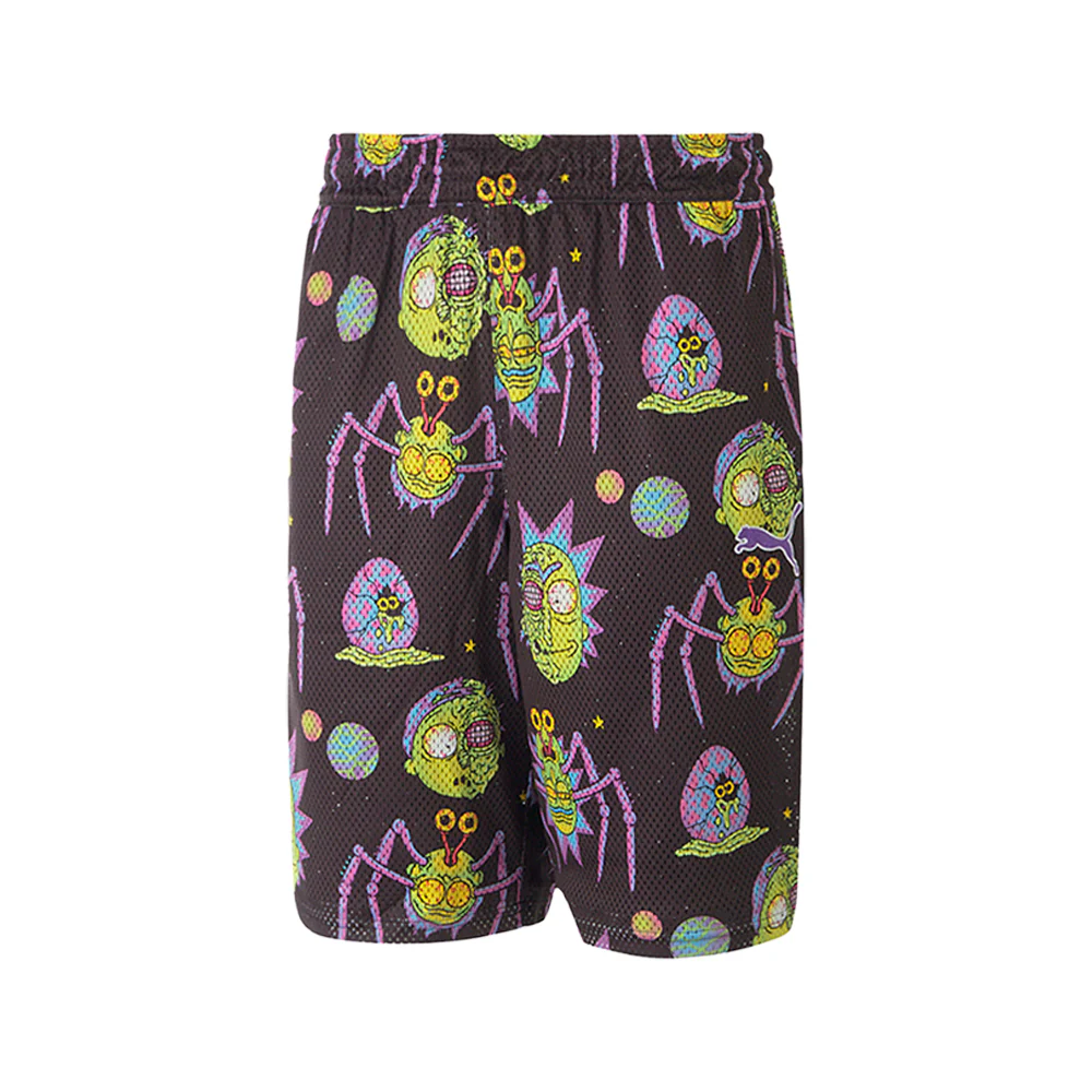 PUMA X RICK AND MORTY Graphic Athletic Shorts