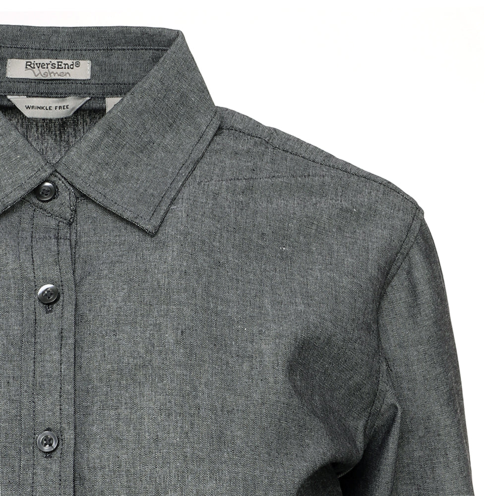 Yarn Dye Short Sleeve Button Up Shirt - Image 4
