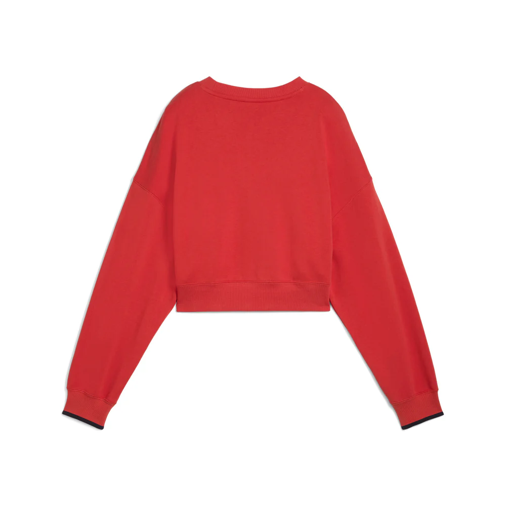 Road To Unity Oversized Graphic Crew Neck Sweatshirt - Image 2