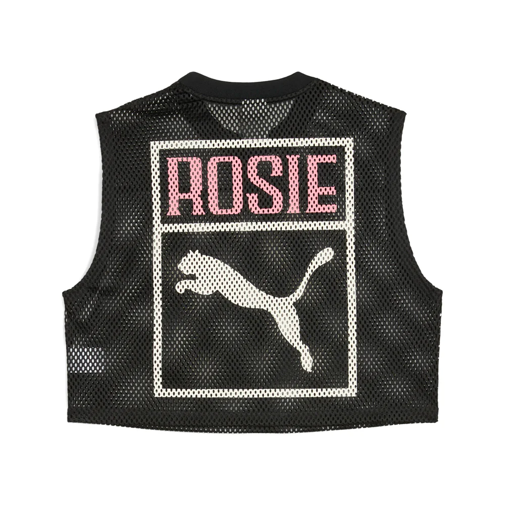 PUMA X ROSE Relaxed Mesh Crew Neck Tank Top - Image 2