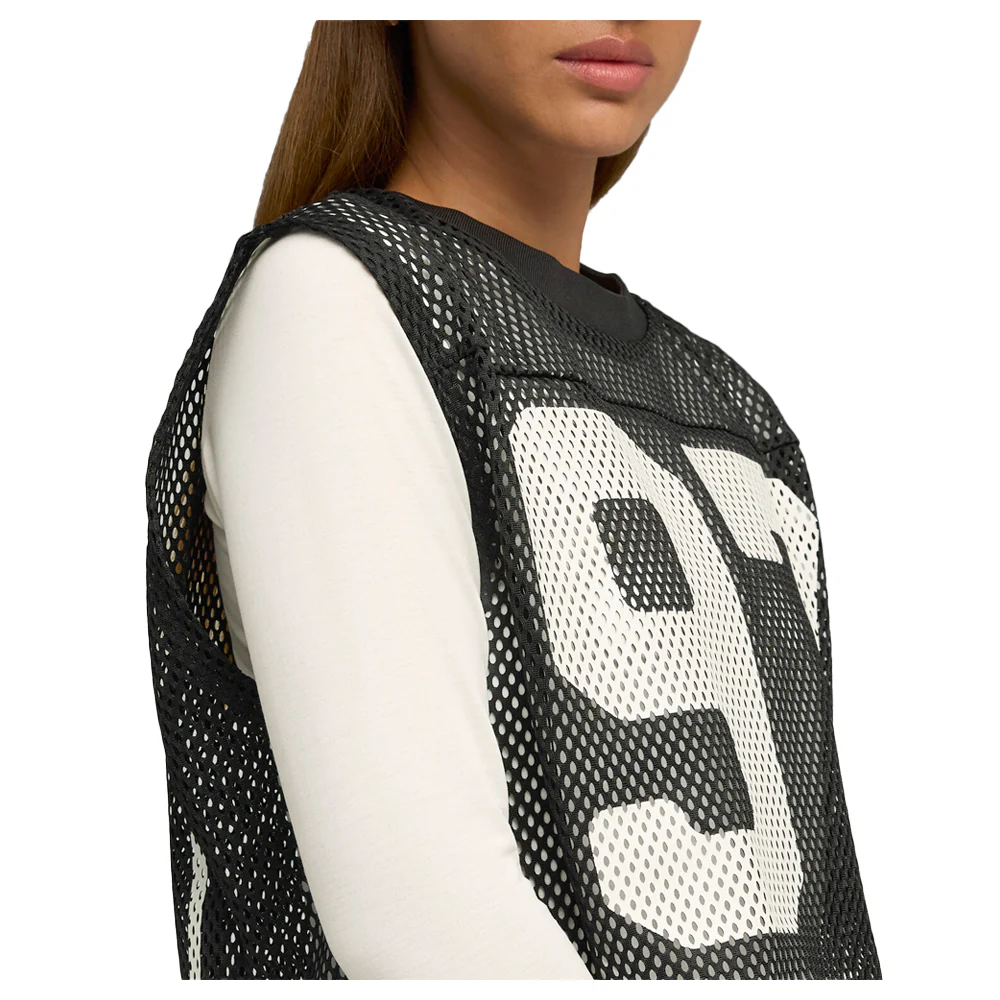 PUMA X ROSE Relaxed Mesh Crew Neck Tank Top - Image 5