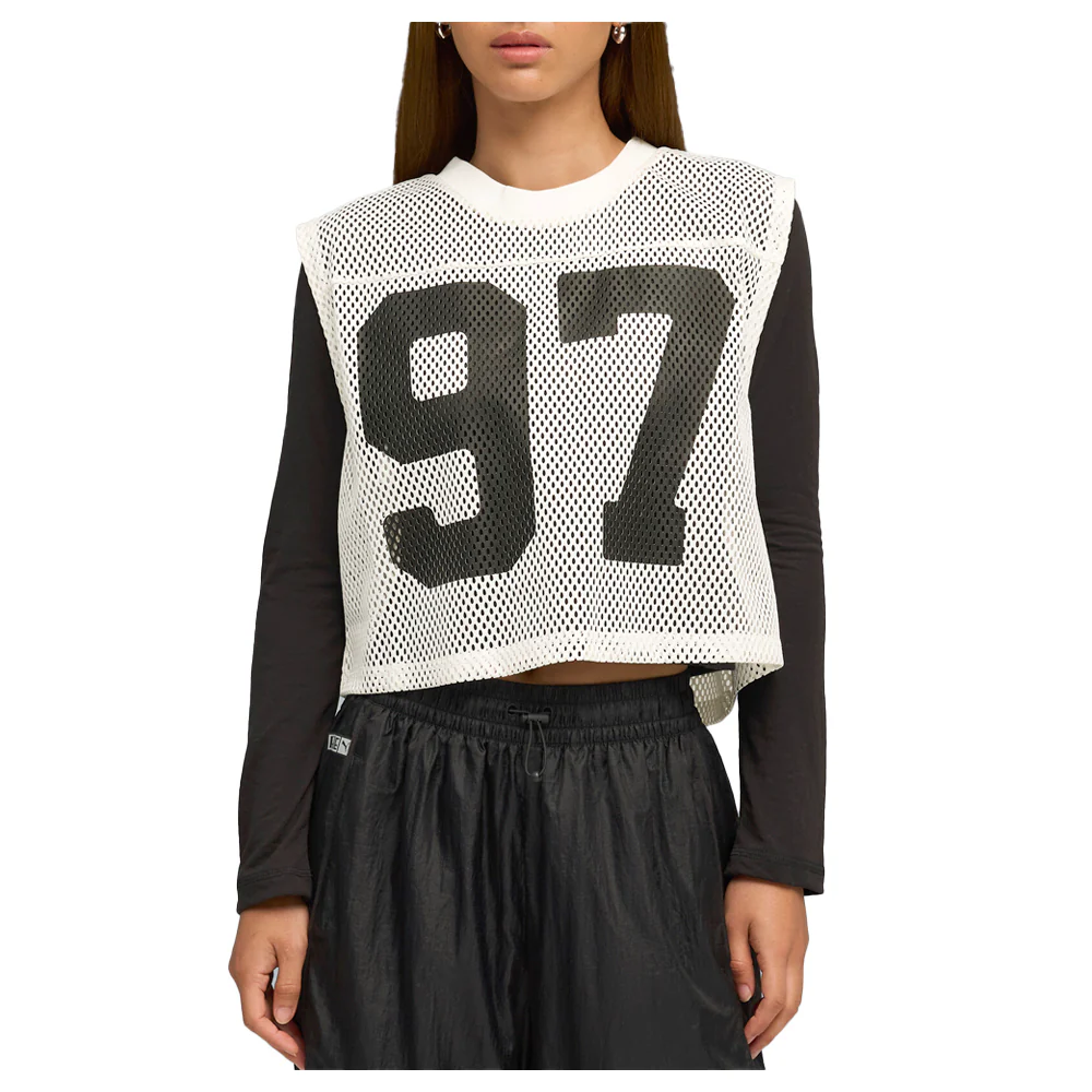 PUMA X ROSE Relaxed Mesh Crew Neck Tank Top - Image 3