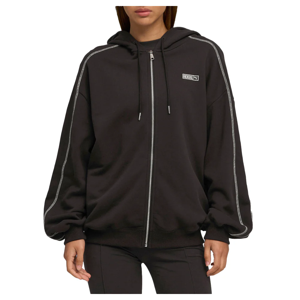 PUMA X ROSE T7 Oversized Full Zip Hoodie - Image 3