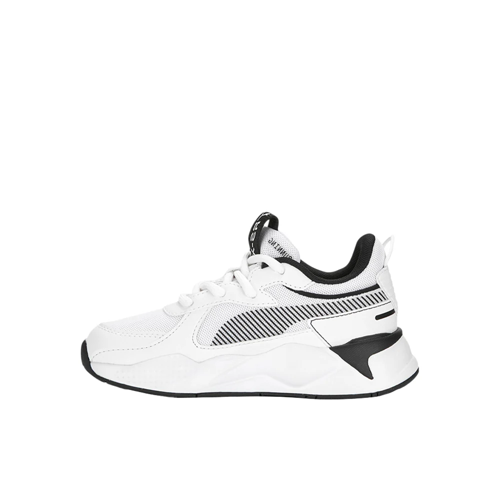 RS X Black and White Lace Up Sneakers (Little Kid) - Image 3
