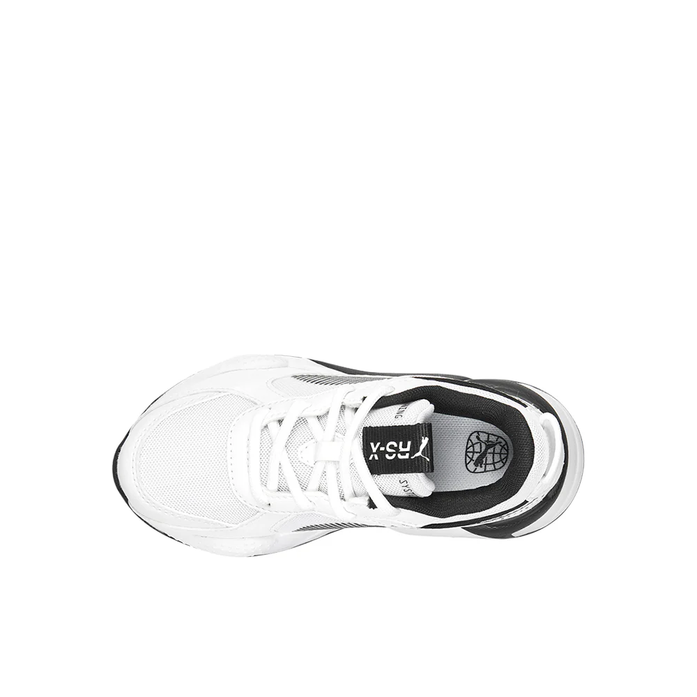 RS X Black and White Lace Up Sneakers (Little Kid) - Image 4