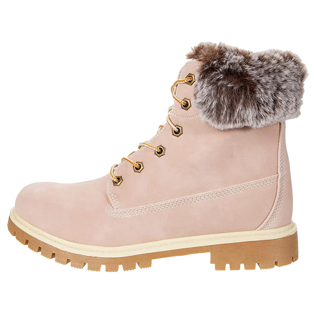 Rucker Hi Faux Fur Round Toe Lace Up Boots - Image 3