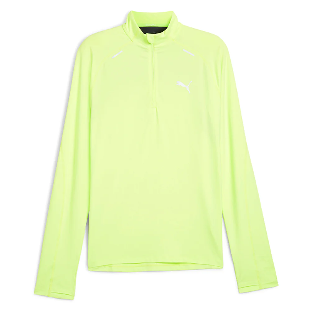 Run Cloudspun Mock Neck Long Sleeve Quarter Zip Pullover Shirt - Image 3