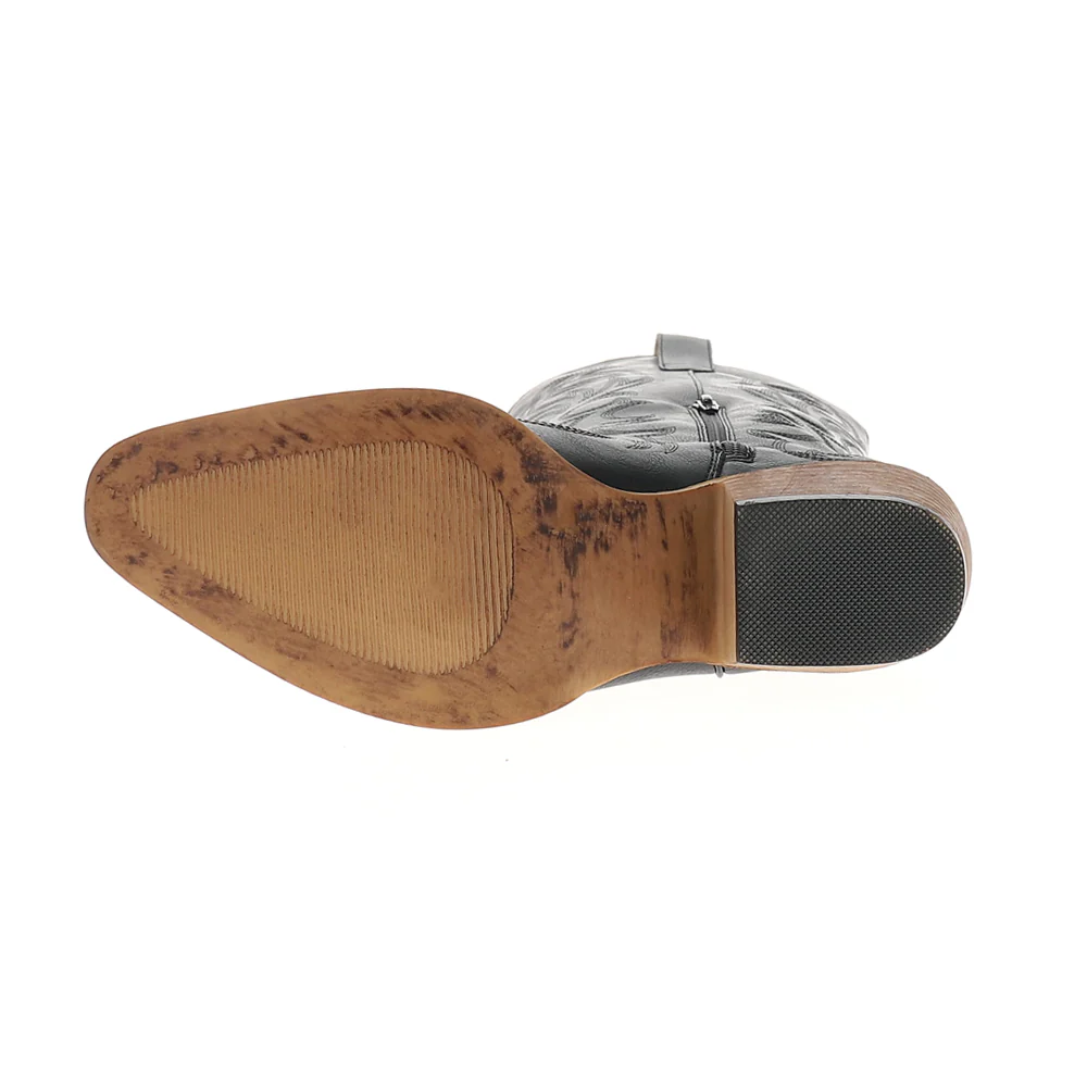 Ryder Embroidered Snip Toe Pull On Cowboy Boots - Image 5