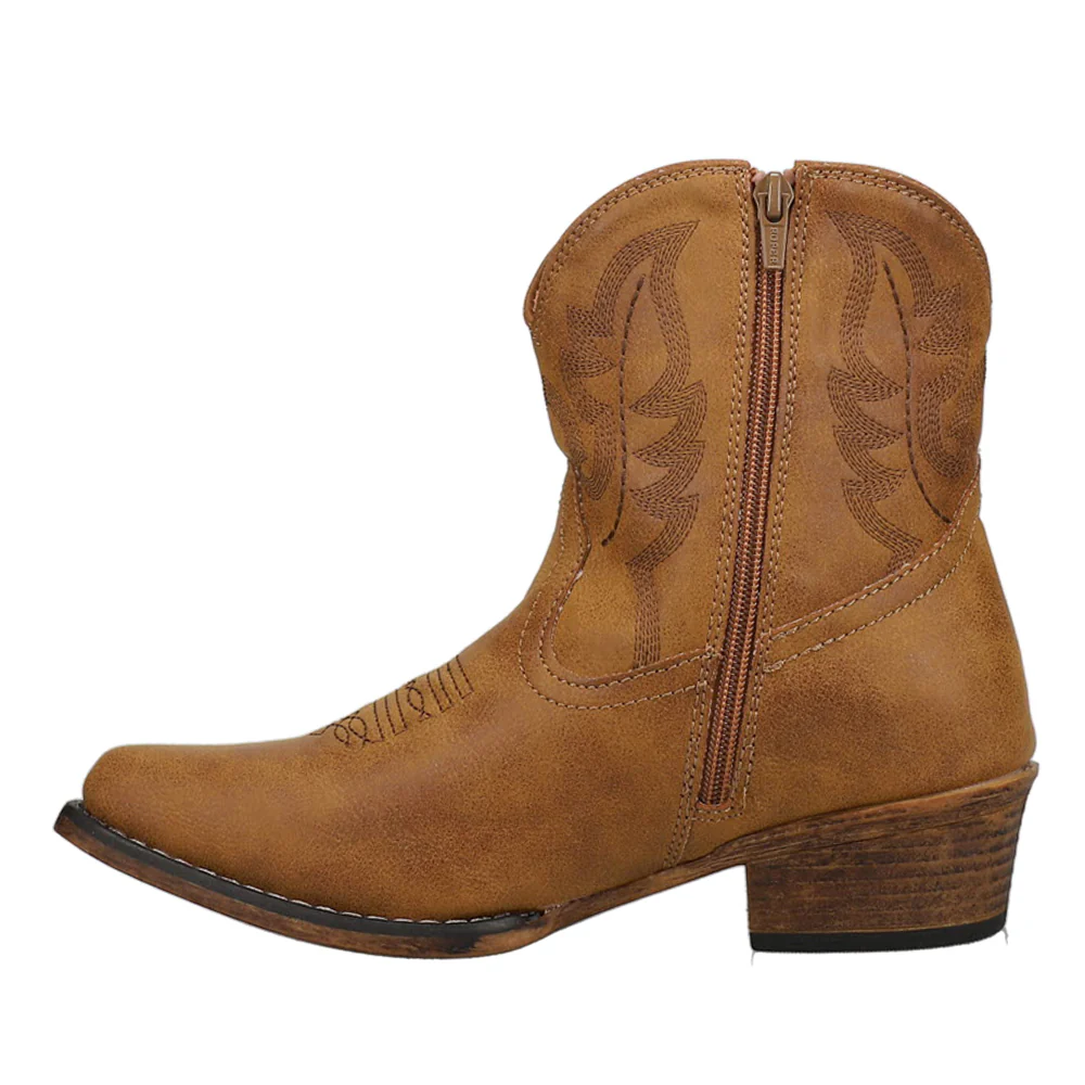 Shay Round Toe Cowboy Booties - Image 3