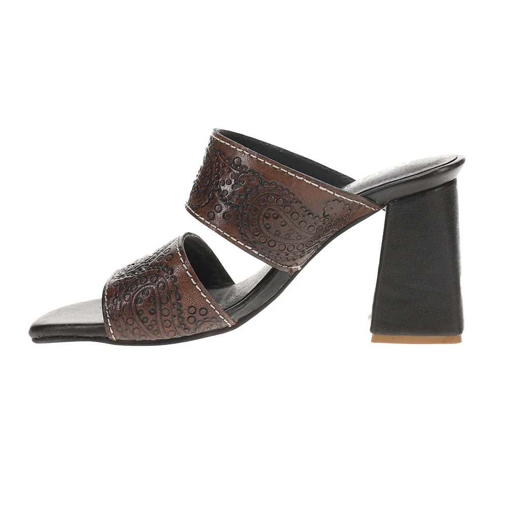 Stella Block Heel Sandals - Image 3