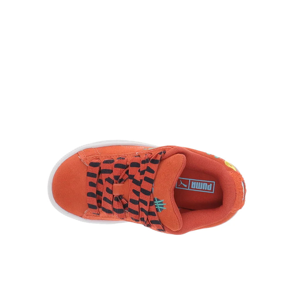 Suede XL Sporty Cats Lace Up Sneakers (Little Kid) - Image 4