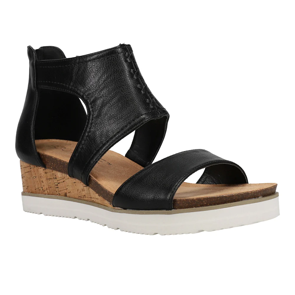 Sugar N Spice Strappy Wedge Sandals - Image 2