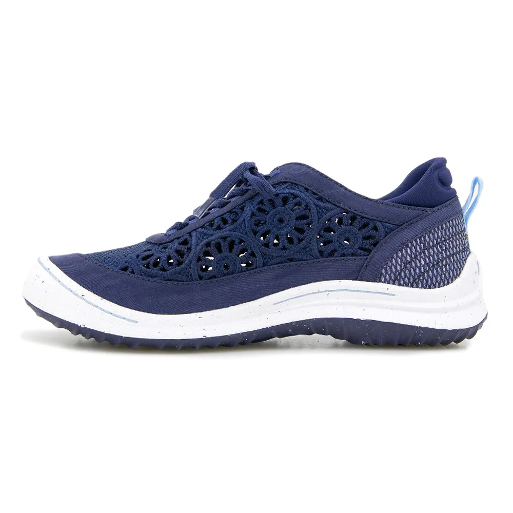 Sunny Plant Based Floral Cut Out Lace Up Sneakers - Image 3