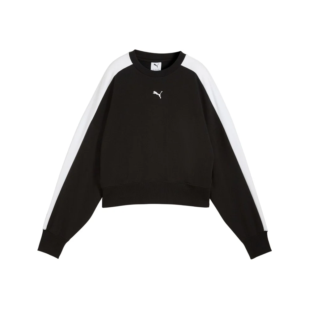 T7 Over-Oversized Crew Neck Long Sleeve Sweatshirt