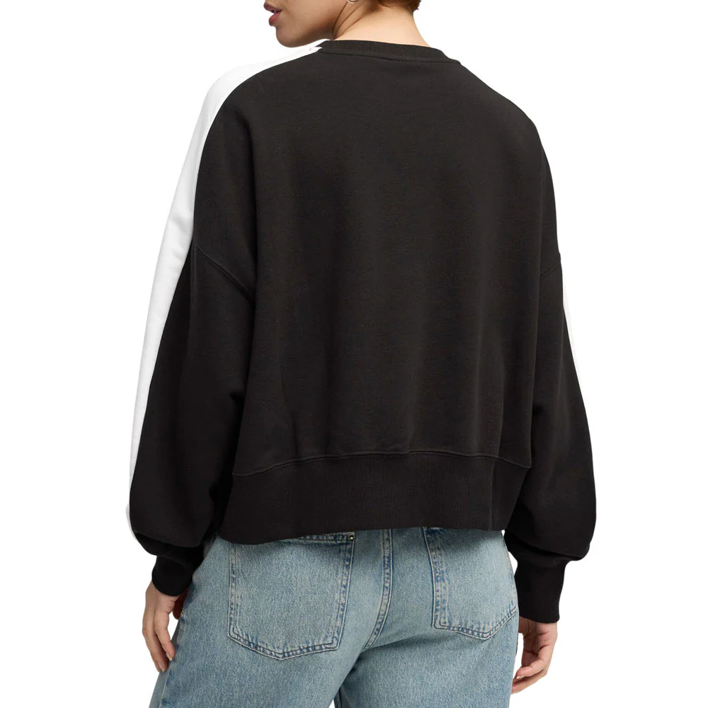 T7 Over-Oversized Crew Neck Long Sleeve Sweatshirt - Image 4